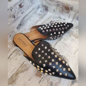 Cape Robbin Enny Studded Slip On Black Flats Size 11